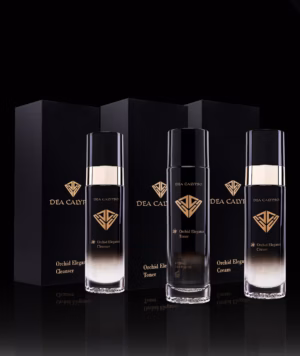 Orchid Elegance Set. Cleanser + Toner + Cream | Dea Calypso